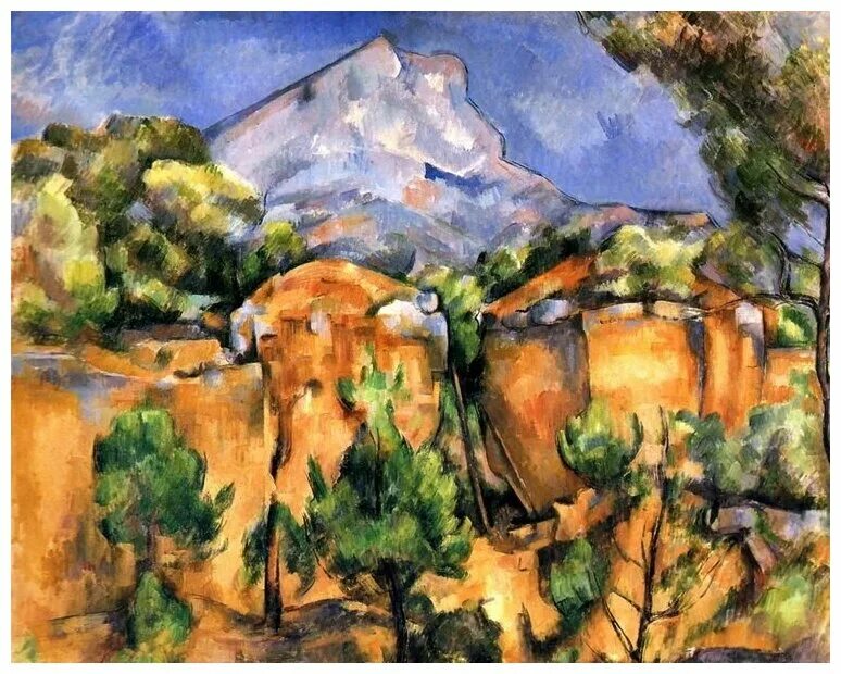 Поль сезанн гора сент-виктуар. Гора святой виктории. Гора сент-виктуар сезанн 1889. Гора сент-виктуар (гора святой виктории) сезанн. Гора святой виктории.