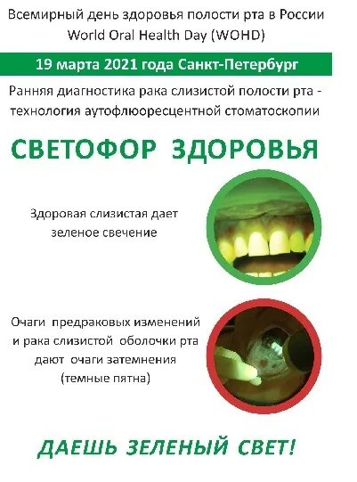 всемирный день здоровья полости рта