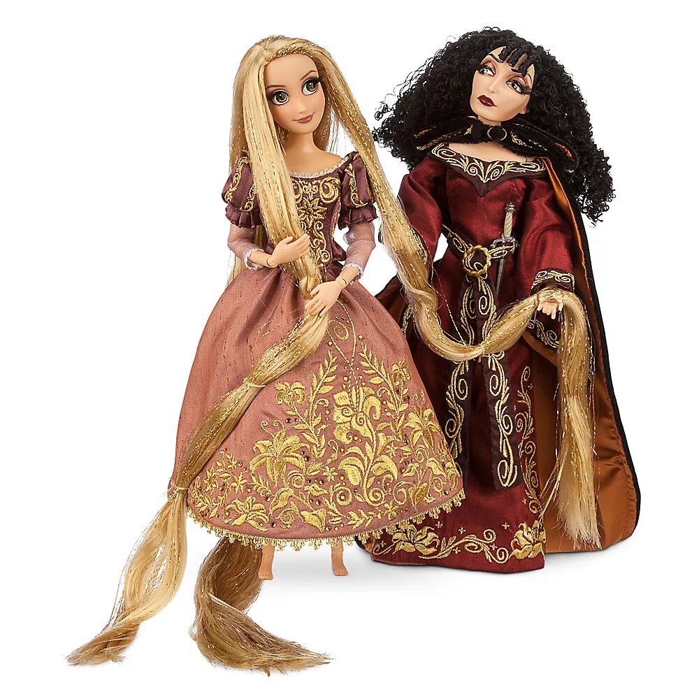 Кукла Рапунцель и Матушка готель. Куклы Дисней дизайнер коллекшн. Куклы Disney Fairytale Designer collection. Кукла mother Gothel.