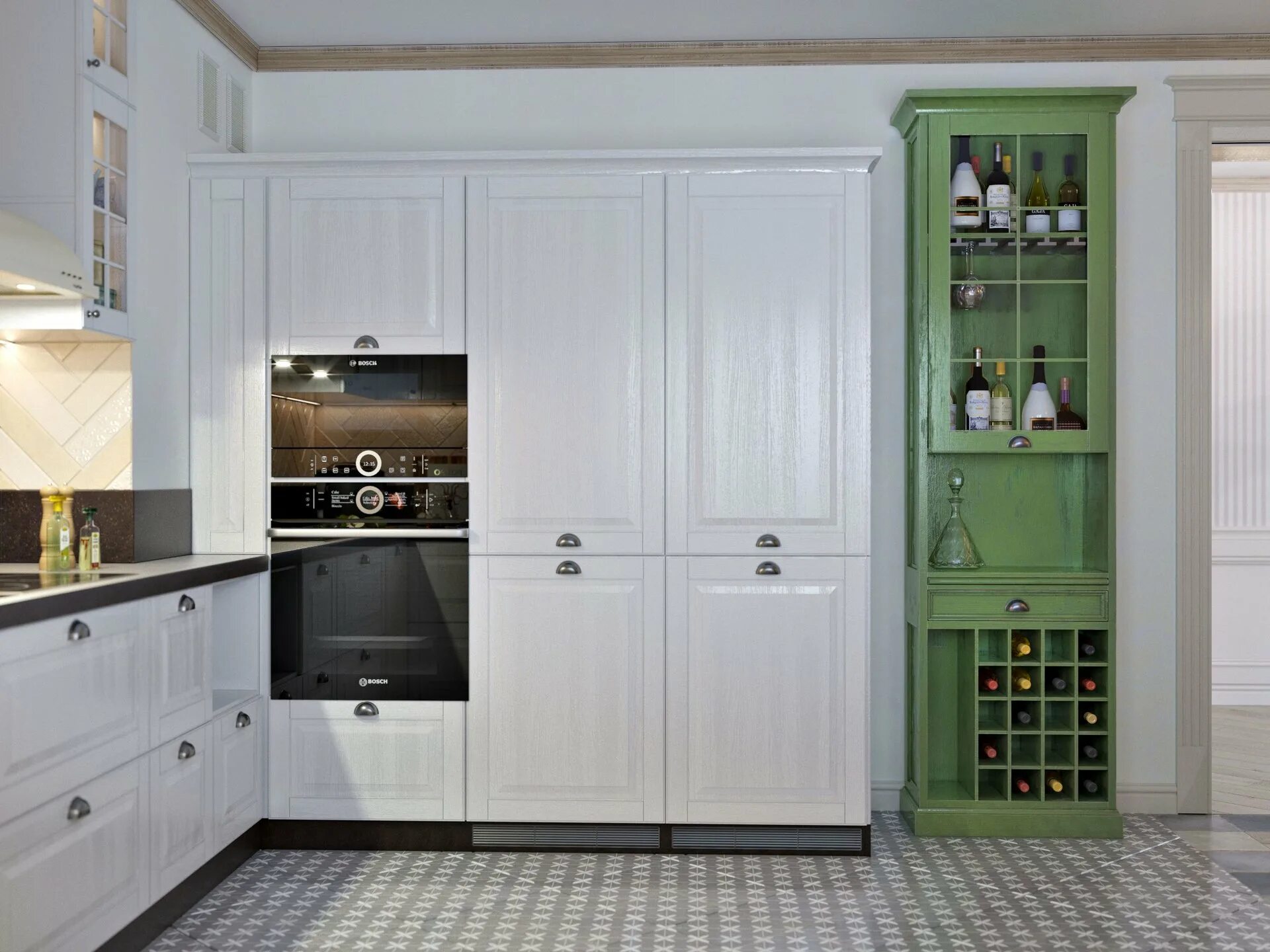 Шкаф для кухни фото. Кухонные шкафы в американском стиле. Угловой буфет для кухни. Встроенный шкаф для посуды на кухне. Посудный шкаф в американском стиле.