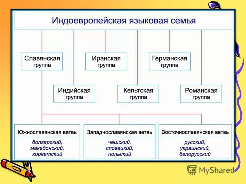 Языковые группы языков. Языковая семья русского языка. Языковая группа русских. Русский язык относится к группе языков. Индоевропейская семья группы и языки.