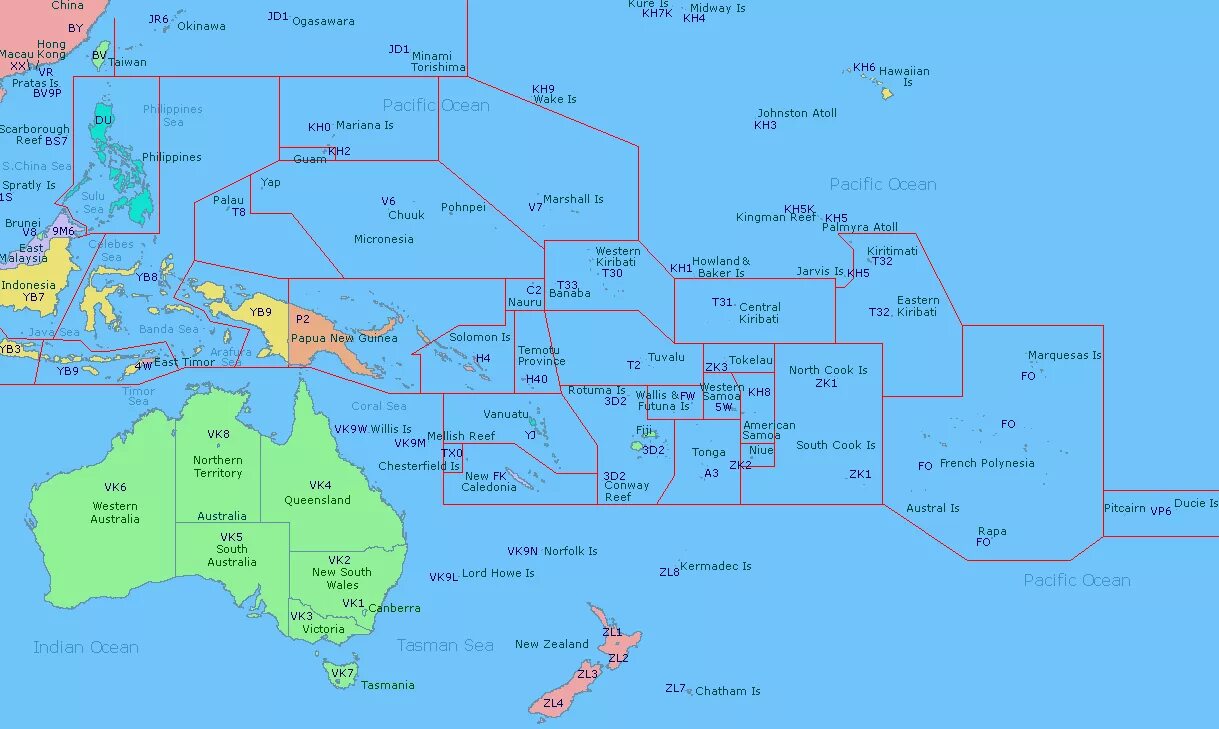Политическая карта Океании. Полит карта Океании. Политическая карта Австралии и Океании. Океания на карте.