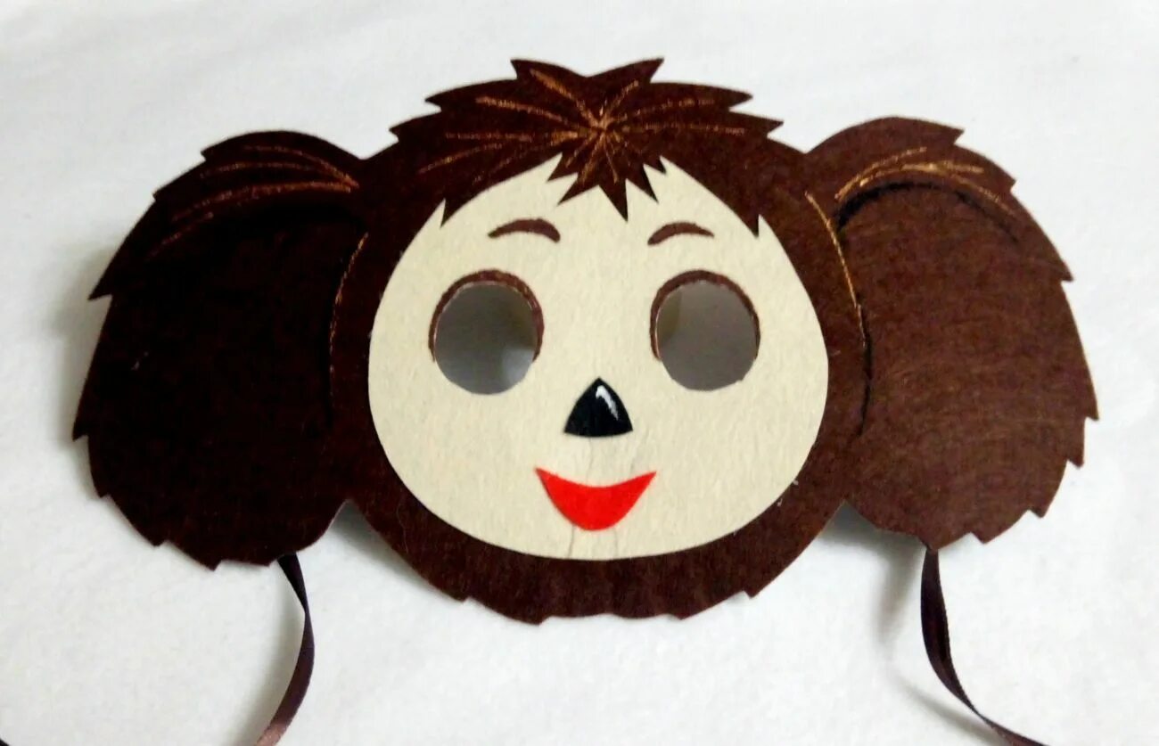 уши чебурашки своими руками из картона