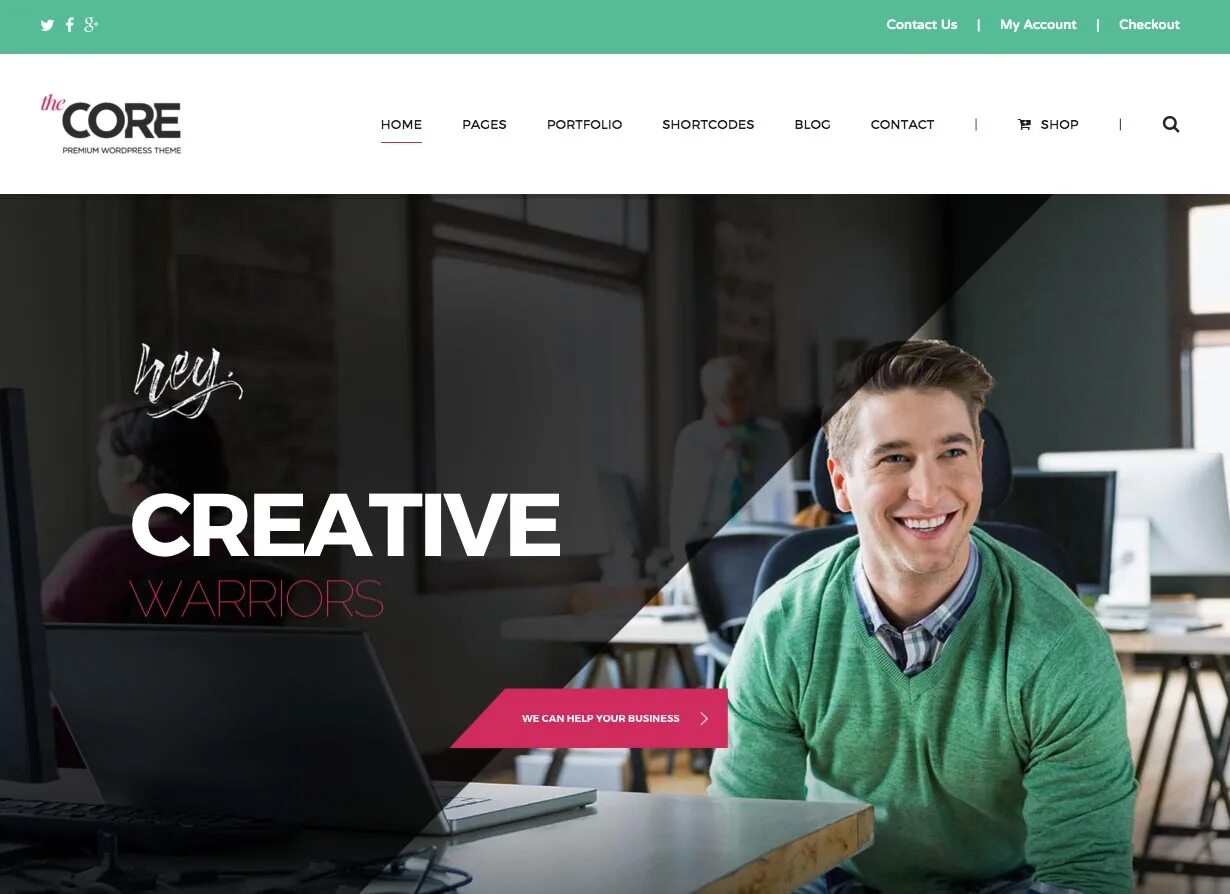 Creative Core. CREATIVECORE. The old times WORDPRESS Theme. WORDPRESS Split main Window. Wp site ru