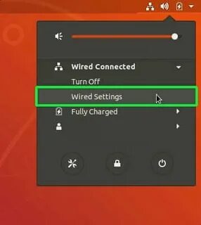Wired connection