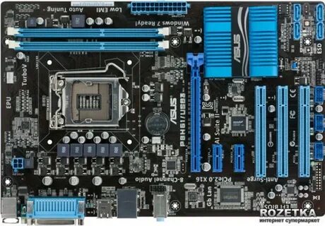Плата asus p8h61
