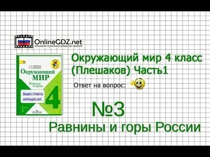 Общество 3 класс видеоурок плешаков