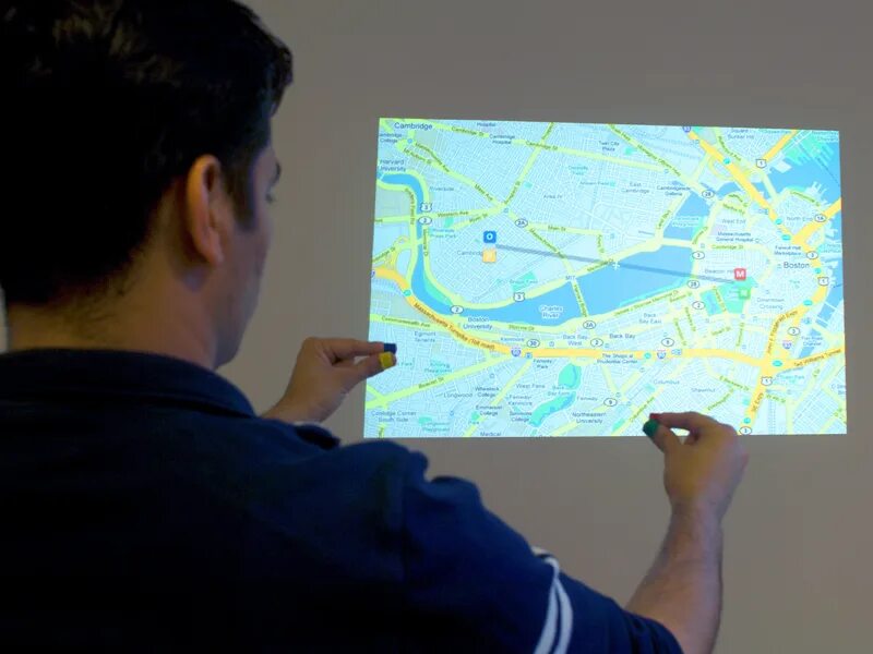 Map display