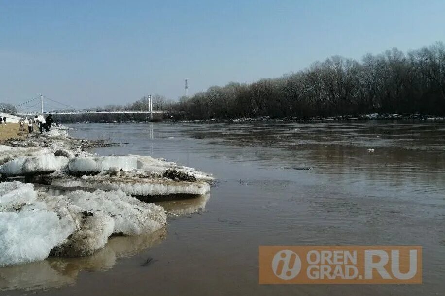 Есть ли вода в оренбурге. Паводок в Оренбурге Урал. Река Урал паводок. Половодье на реке Урал. Весенний паводок фото.