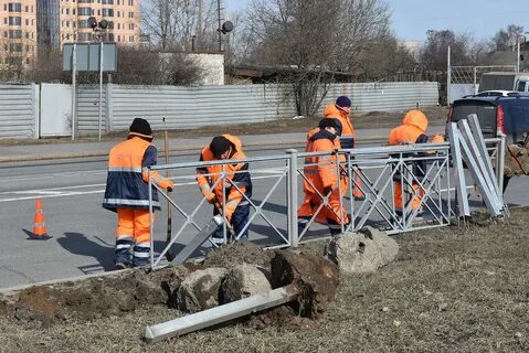 Ограждения дорожных работ
