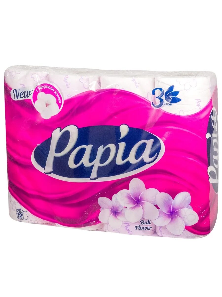 Туалетная бумага балийский цветок. Платочки papia. Бумага туалетная papia 3-х сл, балийский цветок*4. Туалетная бумага папия 3 слоя 12 рулонов. Papia 3 слоя 4 рулона.