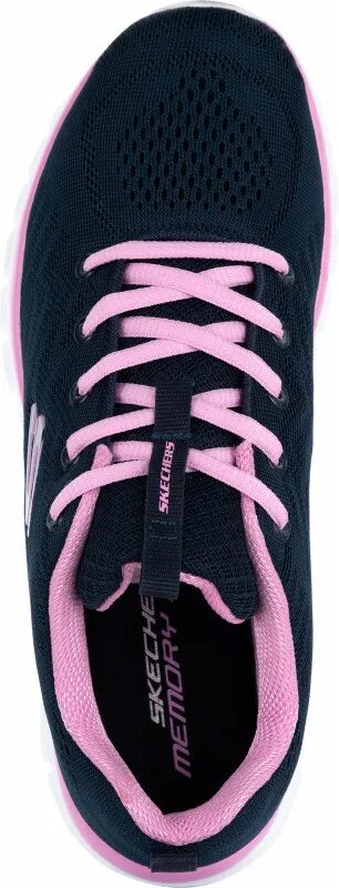 Черно розовые шнурки. Кроссовки скетчерс синие женские. Кроссовки Skechers graceful. Skechers graceful кроссовки женские. Skechers черные с розовым.