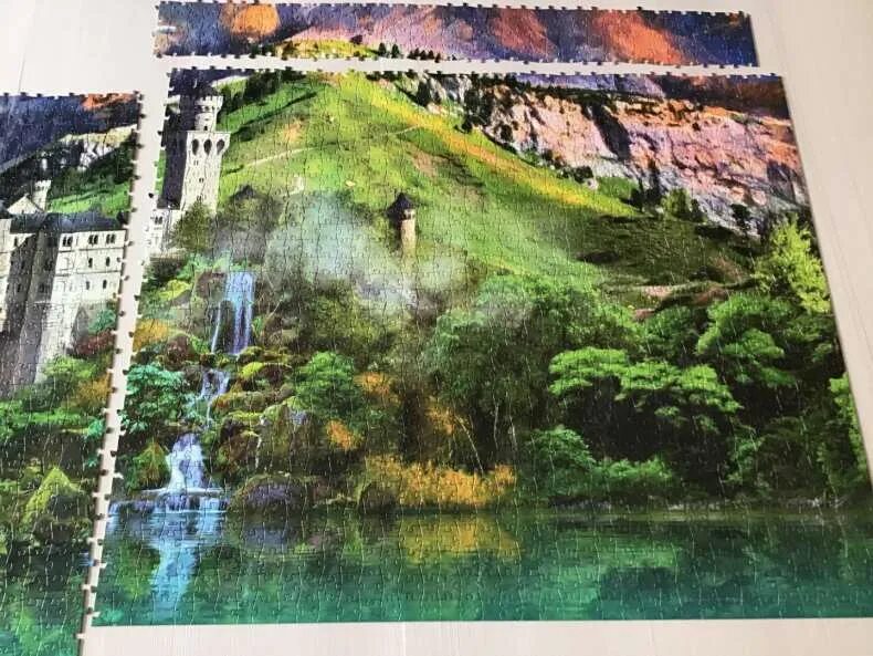 Пазлы в собранном виде. Мозаика "Puzzle" 4000 "Португалия. Синтра". Собранный пазл. Пазлы 4000 собранные. Собранный пазл 4000 деталей.