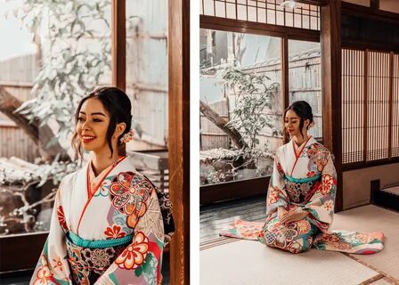 Кимоно женское японское традиционное (70 фото) .
