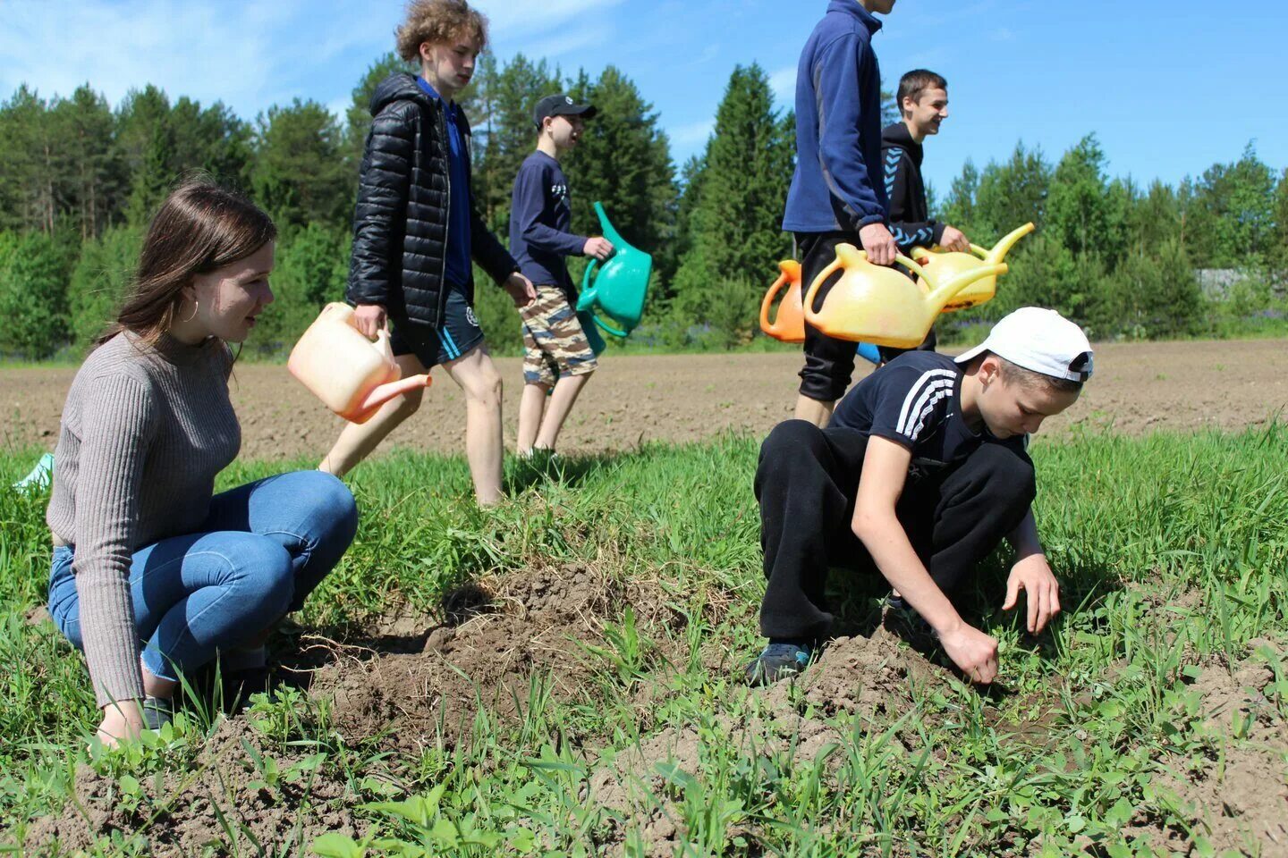 УОХ Межадорское. Лагерь труда и отдыха. Летний трудовой лагерь. Детский трудовой лагерь.