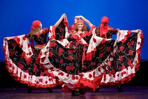 Цыганский народный костюм