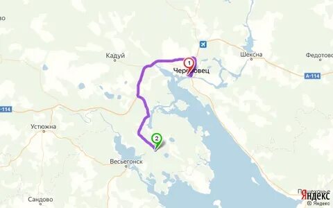 Вологда шексна расстояние