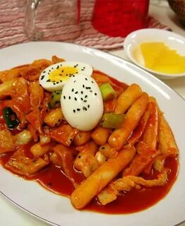 Токпокки с сыром
