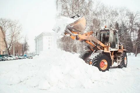 Снегопад уборка снега
