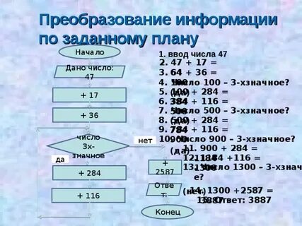 17 преобразовать