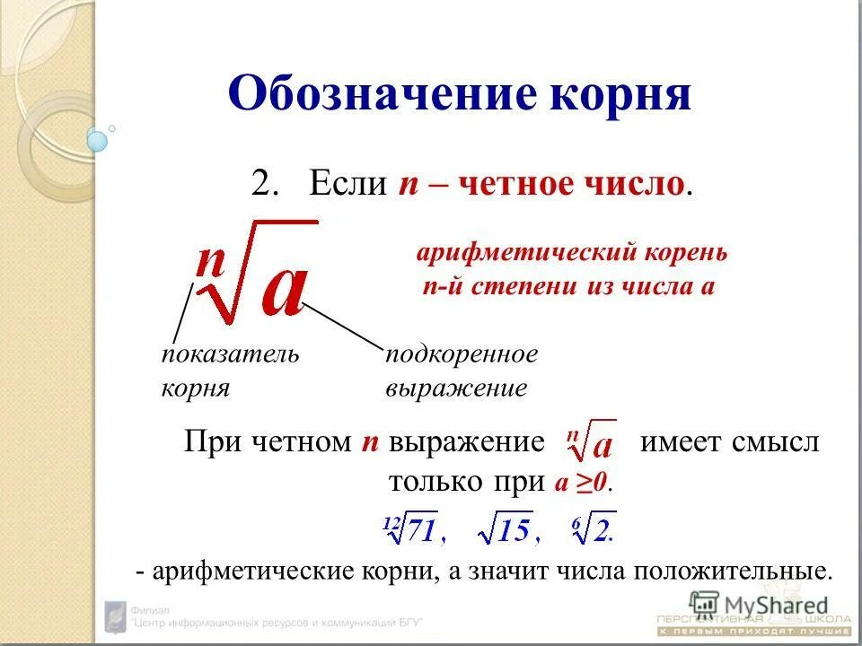 Нати корень