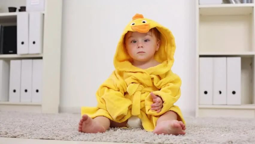 Baby and yellow