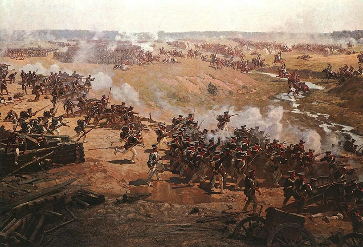 Бородинское сражение 1812. Панорама Рубо Бородинская битва. Известные российские сражения