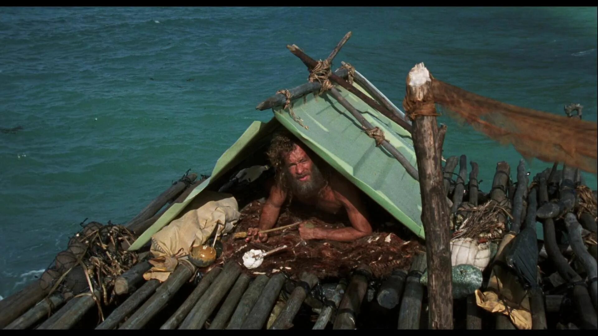 Том Хэнкс на необитаемом острове. Hank islands