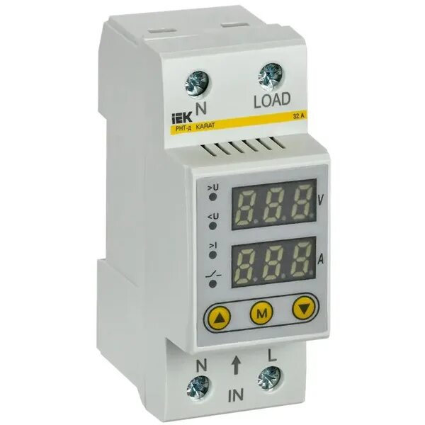 Реле напряжения d2 32 DigiTOP Vp-16A Реле напряжения однофазное 220В 16А, 1 "замыкающийся" контакт куп