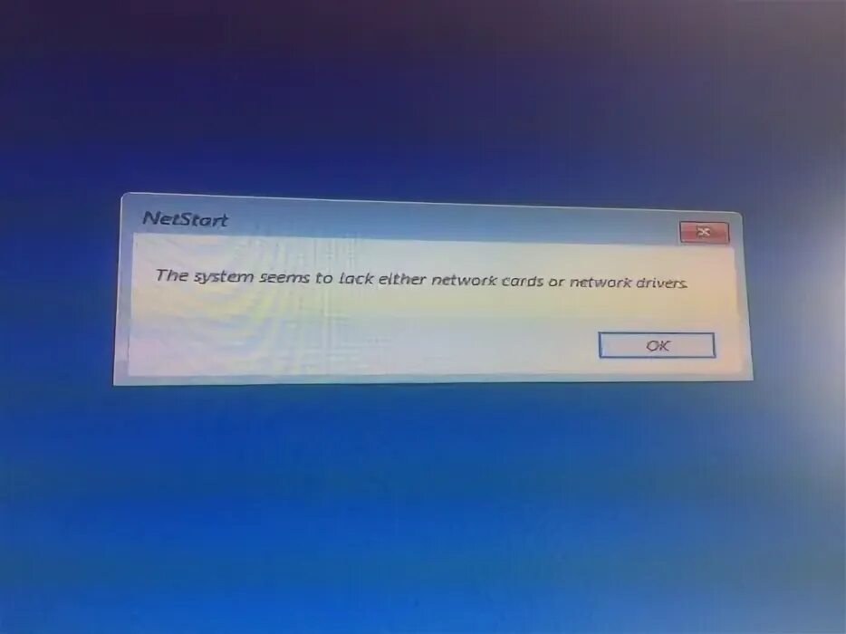 The system seems. NETSTART the System seems to lack. The System seems to lack either Network Cards or Network Drivers. The System seems to lack either Network Cards or Network Drivers как решить. The Systems to lack either.