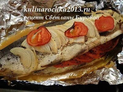 Филе горбуши в духовке сочная в фольге