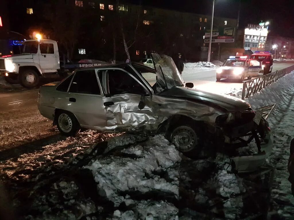 Авария в Южноуральске вчера. Водитель южноуральск