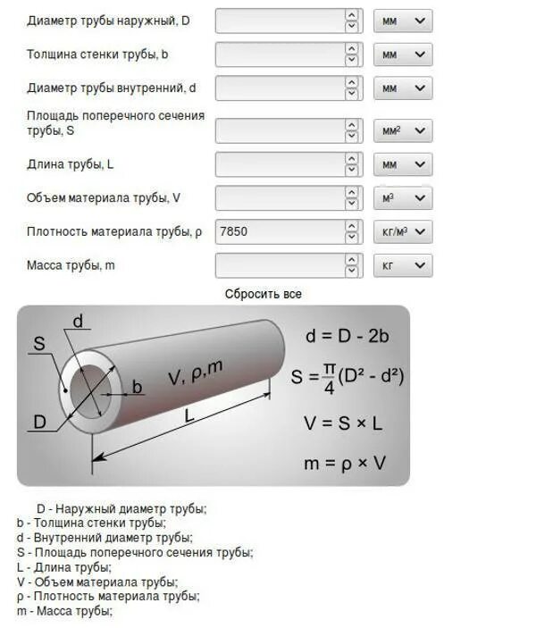 Расчет длины трубы по весу калькулятор. Формула вычисления веса стальной трубы. Формула расчета объема трубы. Формула вычисления объема трубы. Как рассчитать наружный объем трубы.