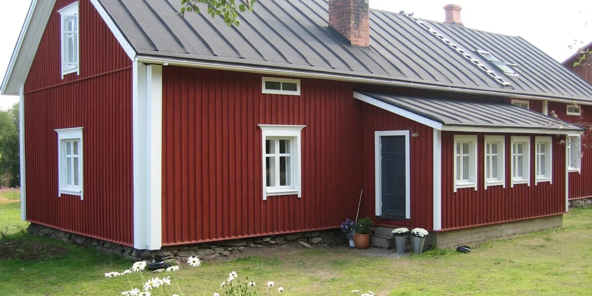 Покраска домов финский вариант svenska hus Casas, Mansiones