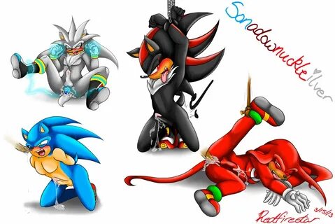 redfirestar, knuckles the echidna, shadow the hedgehog, silver the hedgehog...