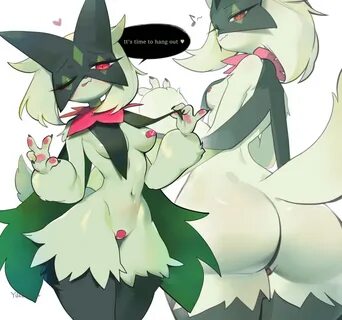 207222 - suggestive, artist:yuio, fictional species, meowscarada, anthro, ...