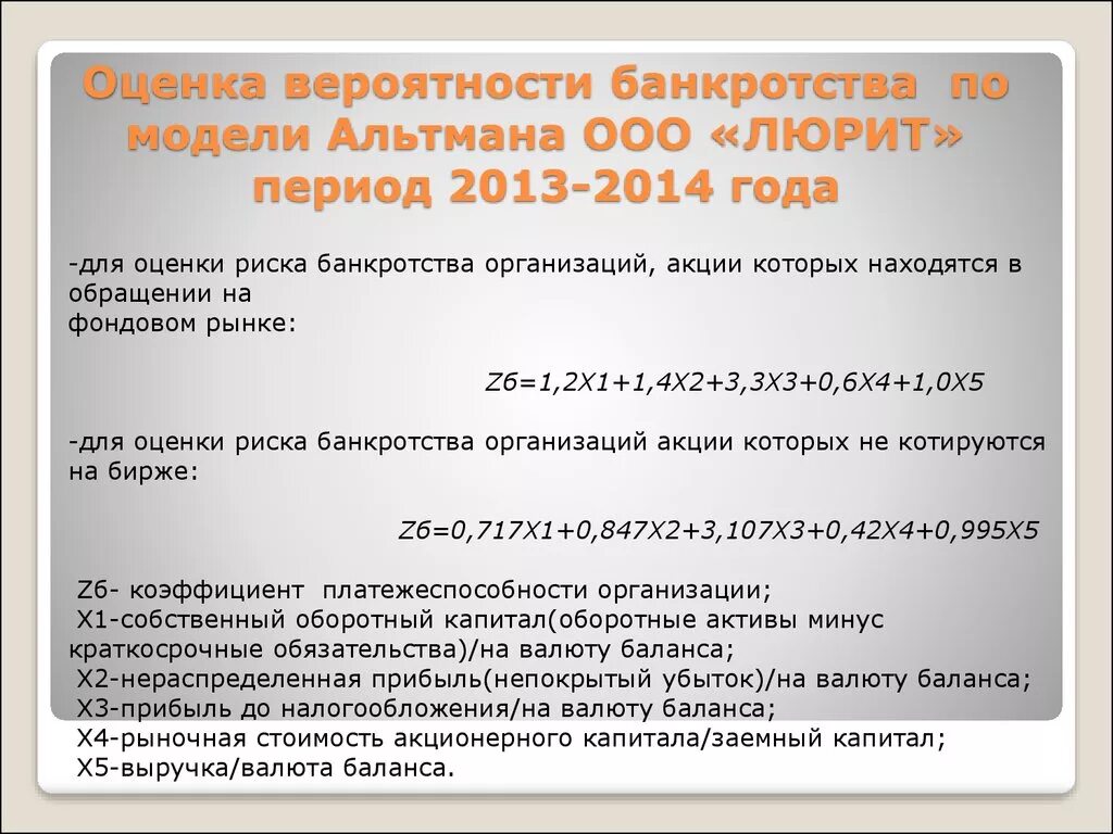 Оценка вероятности банкротства организации. Показатель вероятности банкротства. Оценка вероятности банкротства по моделям. Оценка риска банкротства предприятия. Вероятность банкротства организации