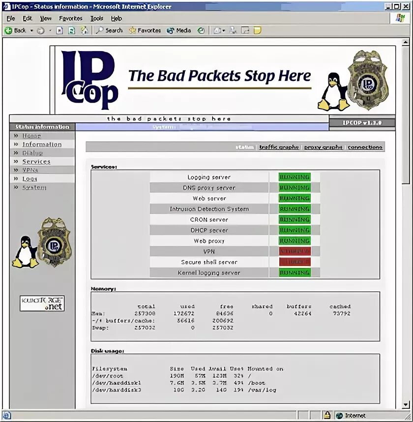 Bad packet length
