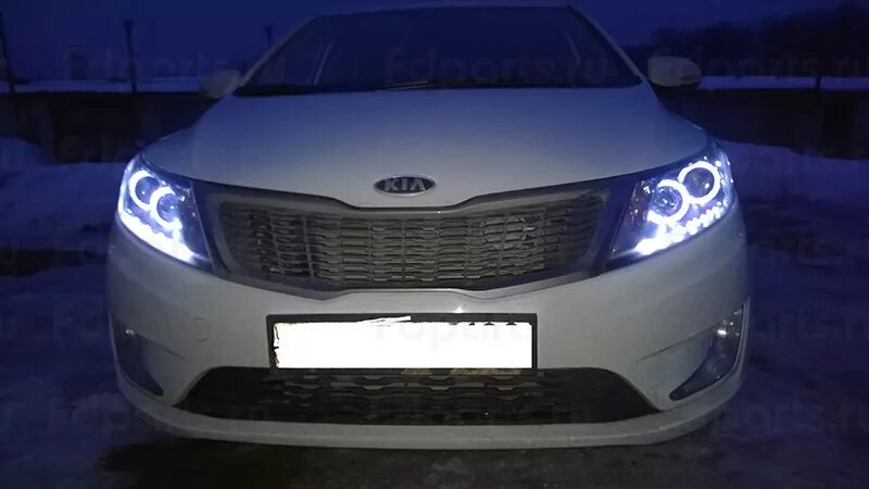 Kia Rio 3 диодная оптика. Фара Киа Рио 3. Тюнинговые фары на Киа Рио 3. Диодные линзы на Киа Рио 3 дорестайл.