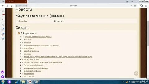 Фикбук на английском