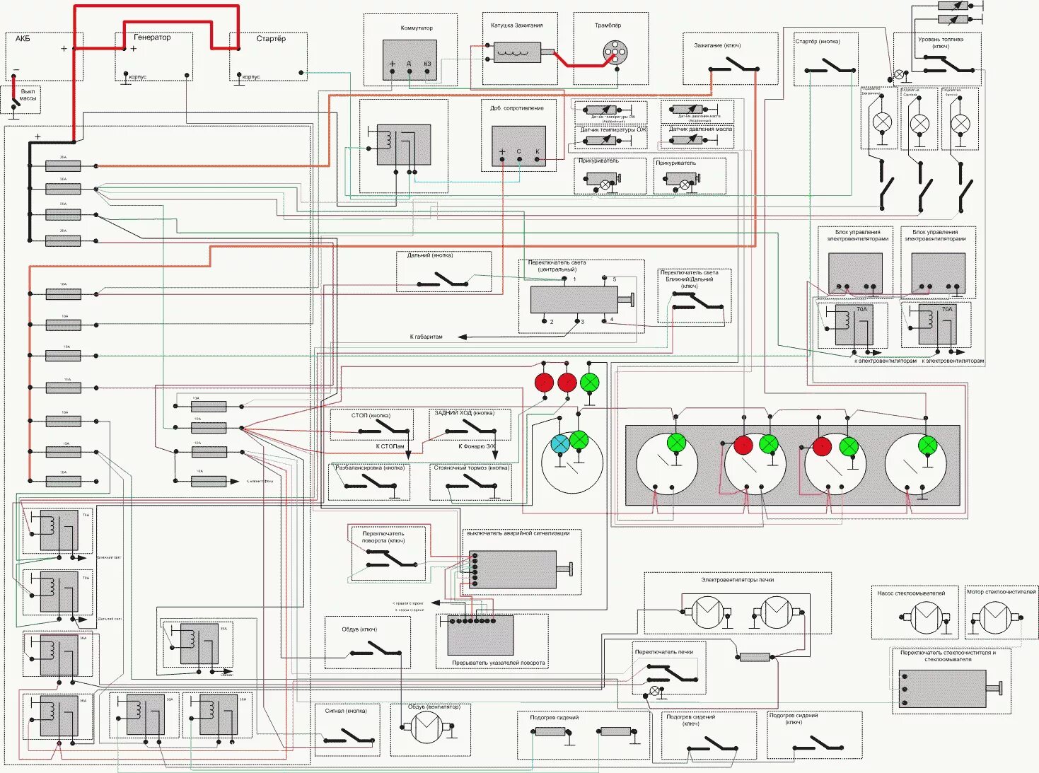 Электрическая схема УАЗ 390945. Схема электропроводки УАЗ Хантер инжектор. Схема подключения приборов УАЗ Хантер. Схема электрооборудования щиток приборов УАЗ 469.