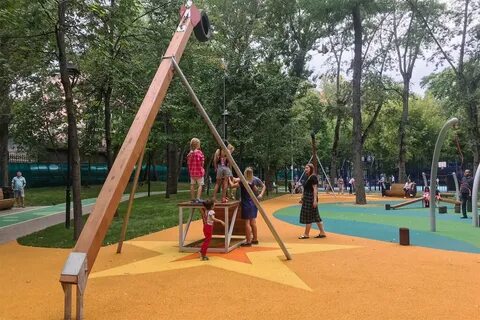 Парк коломенское детские площадки