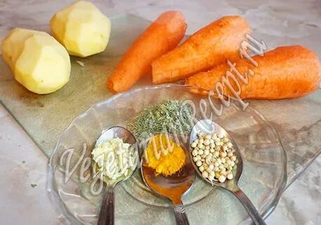 Пюре картофель морковь рецепт