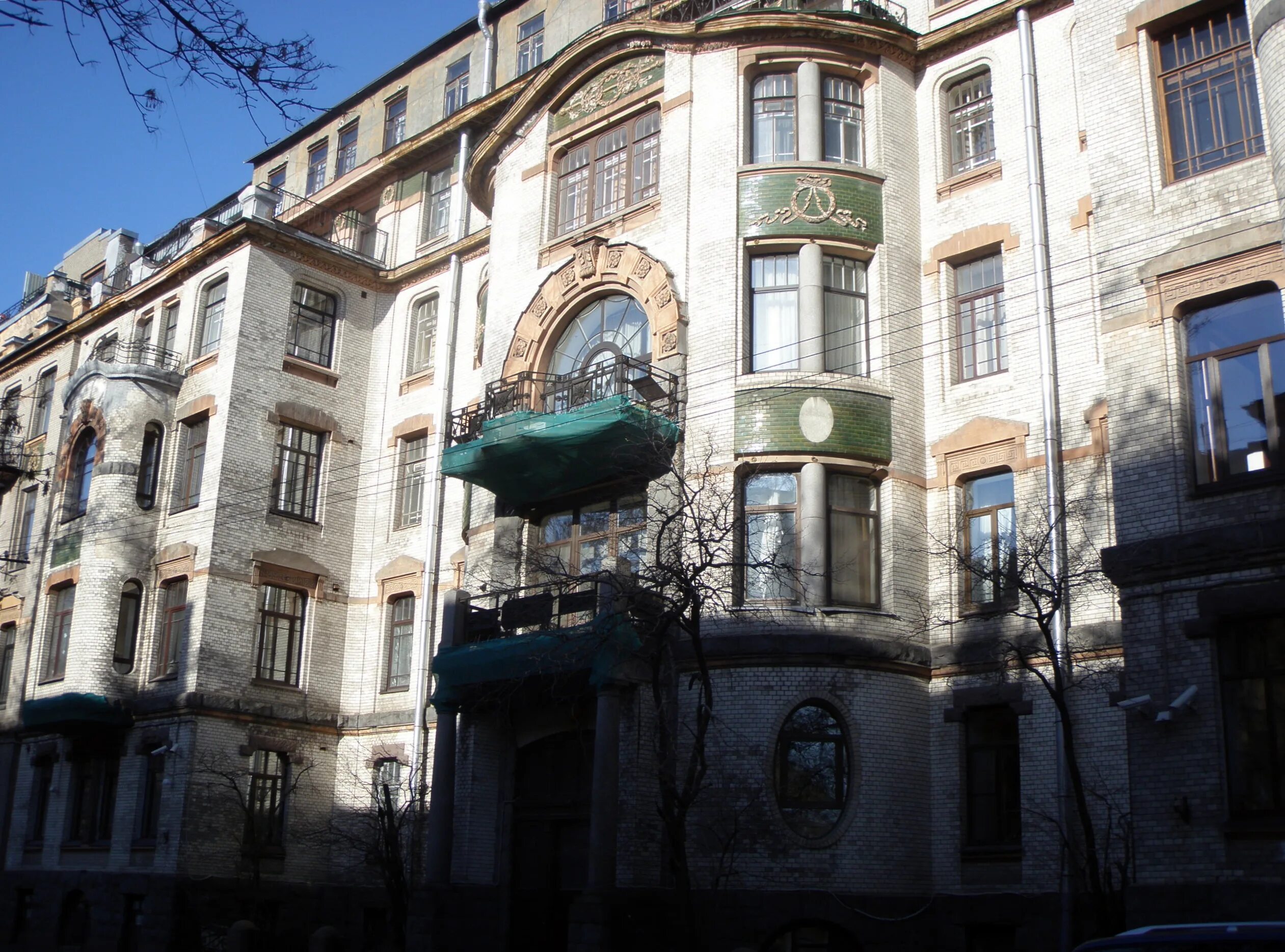, д. Модерн в петербурге доходный дом архитектора хренова. Таврическая ул. С. , д.