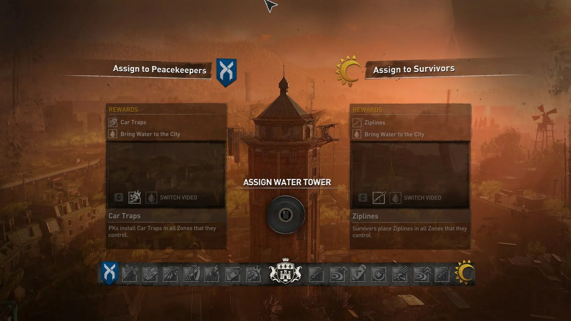 Dying light 2 башня. Символ миротворцев dying light 2. dying light 2 водонапорная башня. dying light 2 награды фракций.