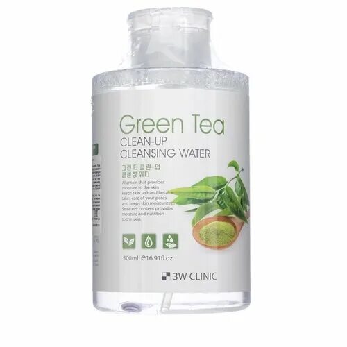 Ottie пенка для умывания green tea. Green tea clean. очищающая вода 3w clinic с экстрактом зеленого чая 500мл. Farm stay / очищающая вода farmstay pure natural cleansing water collagen, 500 мл. 3w вода очищающая мицеллярная "clean-up cleansing water [hyaluronic].
