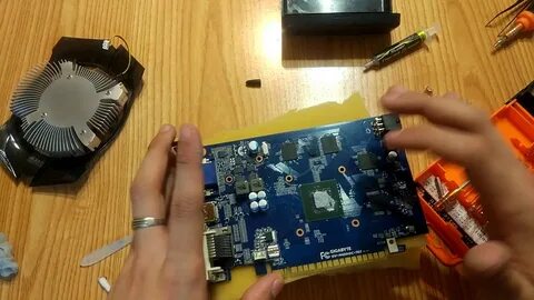 Замена термопасты на видеокарте