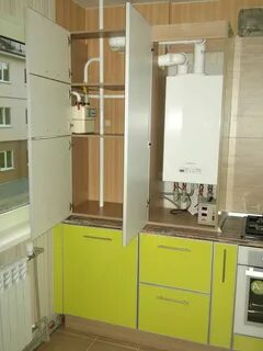 Скрытый газовый котел на кухне