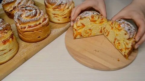 Кулич из слоеного дрожжевого теста