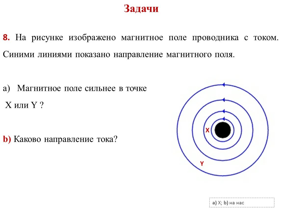 Направление магнитной линии рисунок